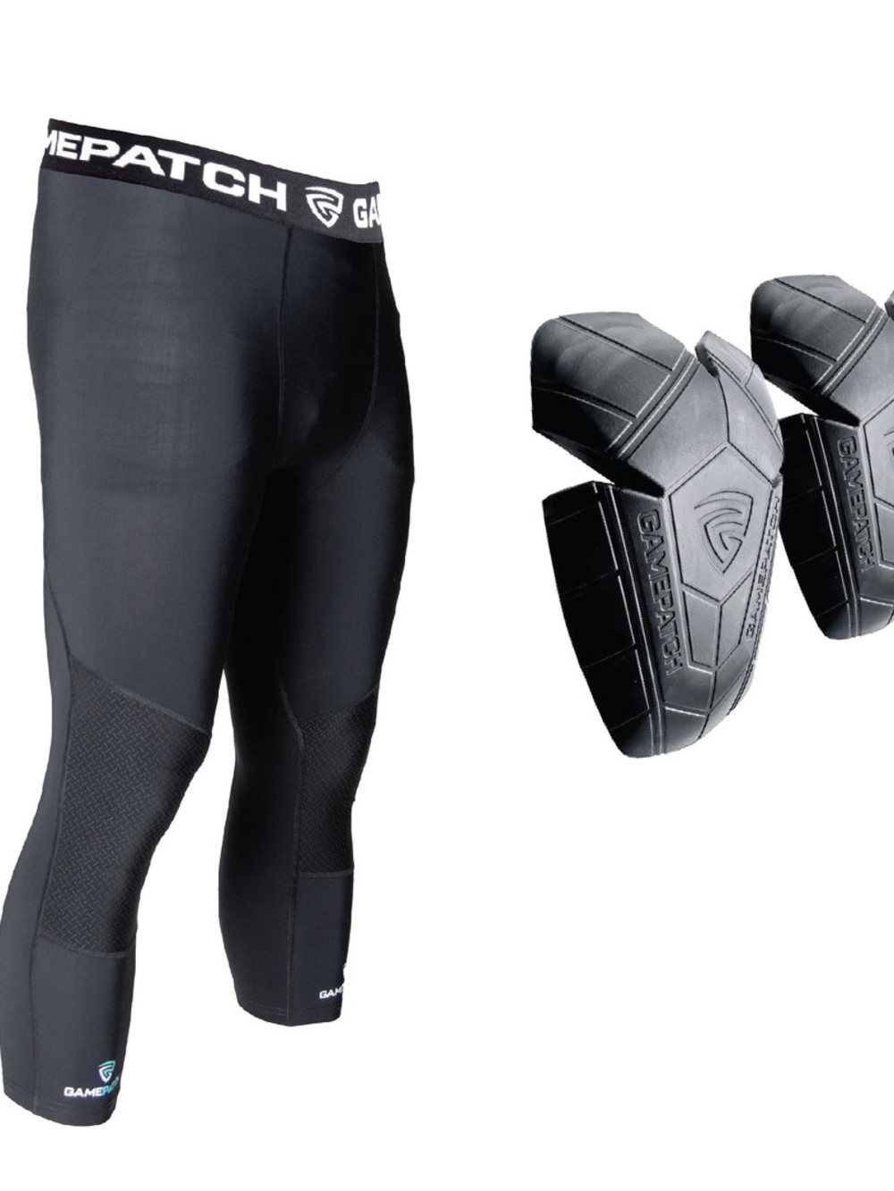 Gamepatch Abrasion Resistant 3/4 Tights With Insertable Knee Padding Size Small